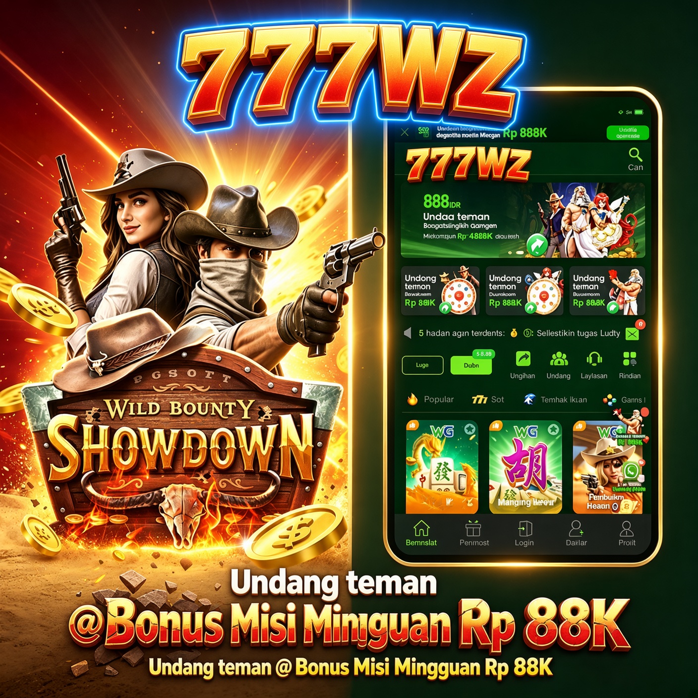 Tampilan pertama 777wz